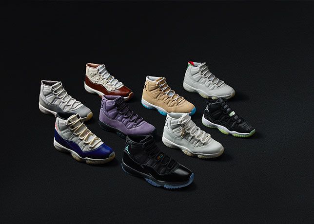 Jordan品牌推出多款Air Jordan 11限定配色，致敬经典鞋型诞生三十周年