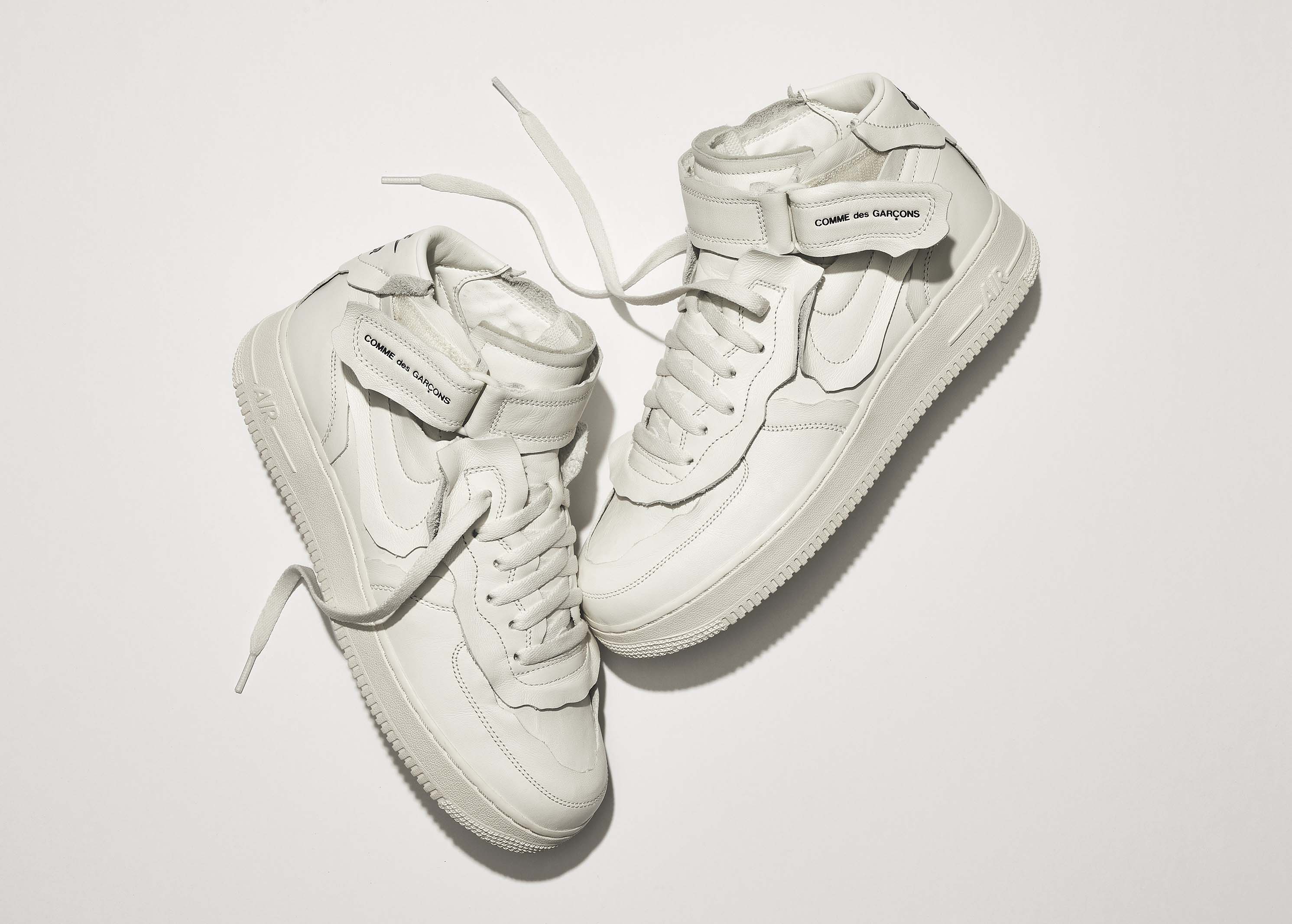 Nike x COMME des GARÇONS Air Force 1 Mid：为 Nike 经典鞋款注入时尚质感