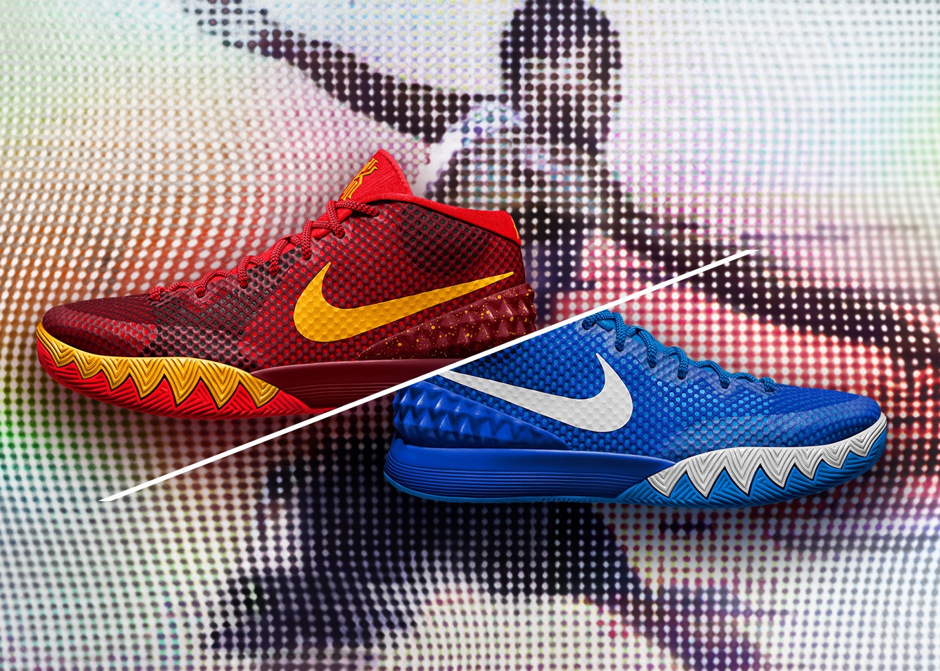 KYRIE IRVING今日在布魯克林穿著KYRIE1 NIKEID 版亮相