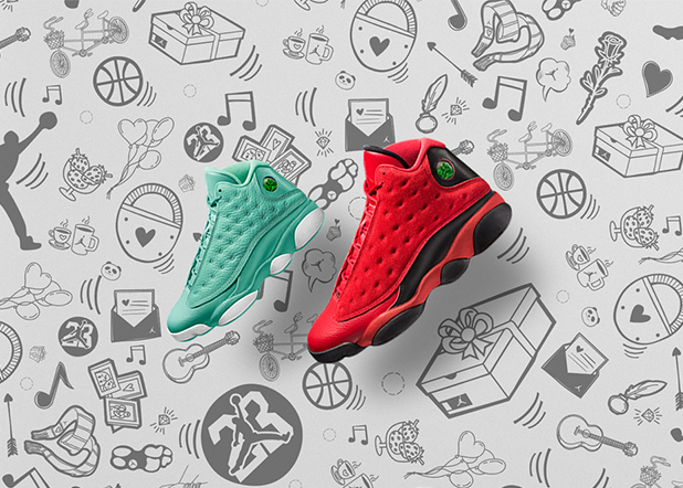 演绎 “Love of the Game”    Air Jordan 13 “What Is Love” 系列发布