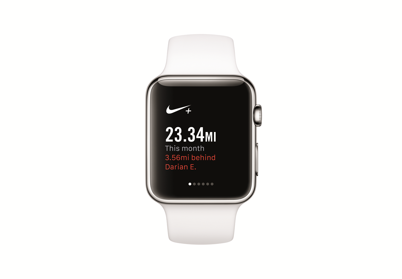 NIKE+ RUNNING應用程式登陸APPLE WATCH